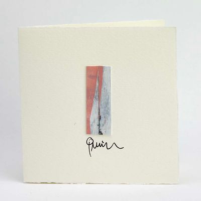 Jagged Grey (21), micro-painting card QUID68