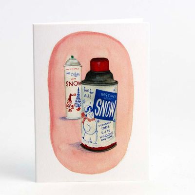 Instant Snow, tiny holiday card SUNH092
