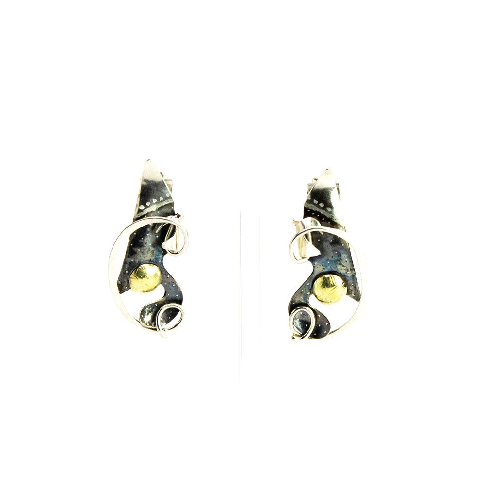 Sterling, 18k Post, earrings TRYL166