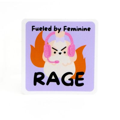 Feminine Rage, vinyl sticker LAPR543