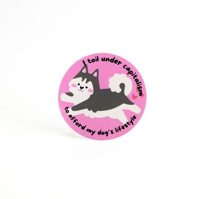Dog&#39;s Lifestyle, vinyl sticker LAPR546