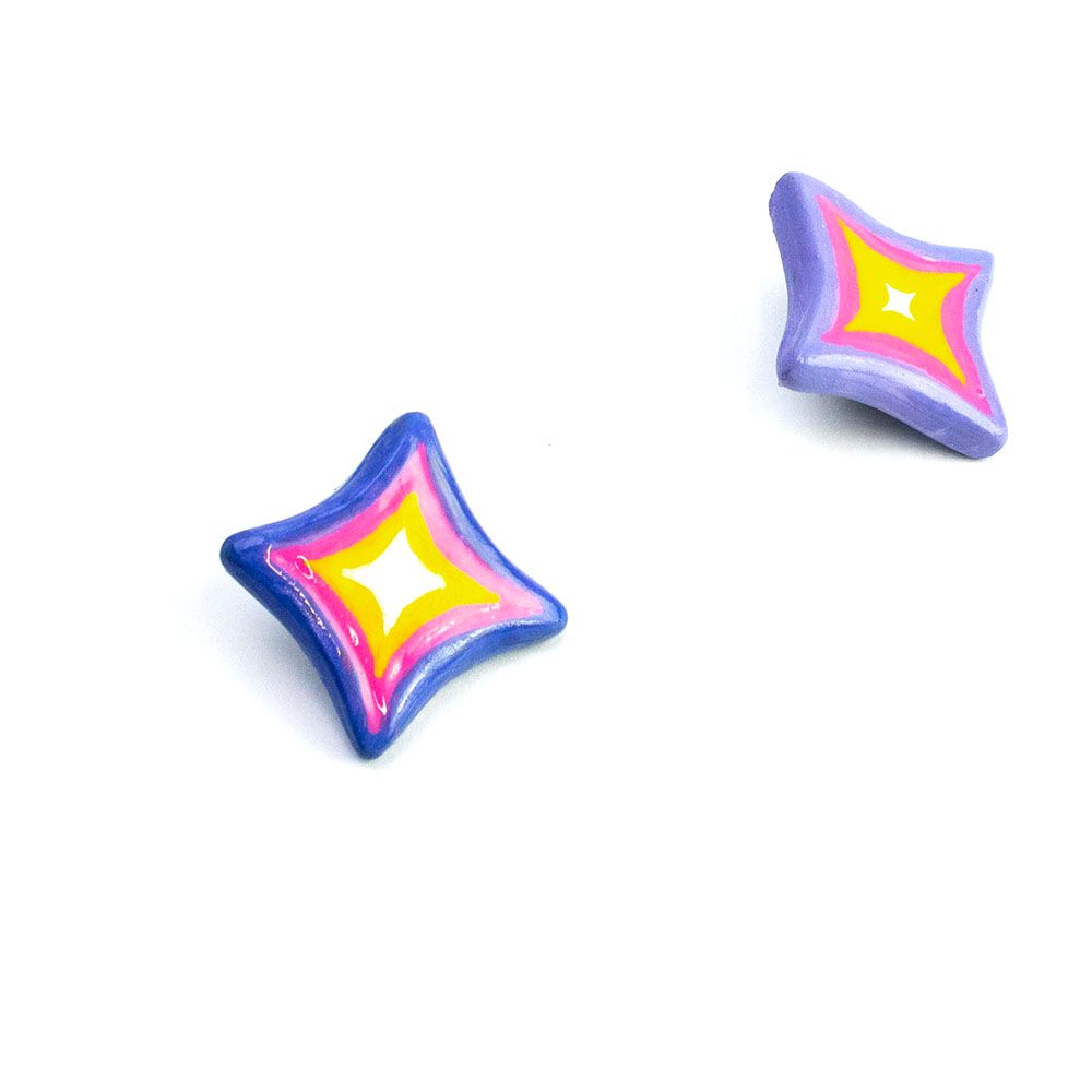 Sparkle, clay pin MERA004