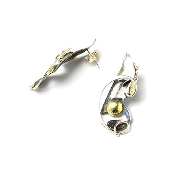 Sterling, 18k Post, earrings TRYL166