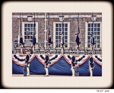 Colonial Solders Independence Hall 14, 11x14 photo print WUIL15