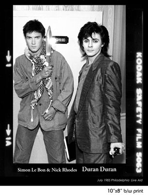 Simon LeBon &amp; Nick Rhodes Duran Duran, 8x10 retro print