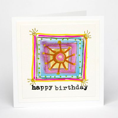 Birthday Sun, card AROS051
