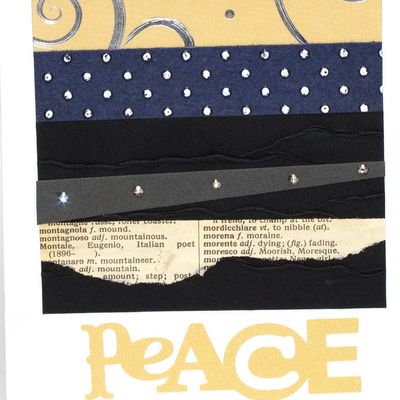 Peace Collage, card AROS063