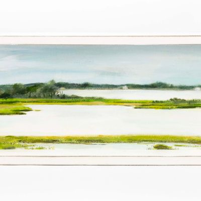Assateague Island Landscape, framed painting BARJ184