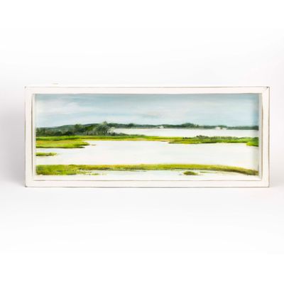 Assateague Island Landscape, framed painting BARJ184