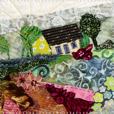 Solitude, art quilt HIRC346