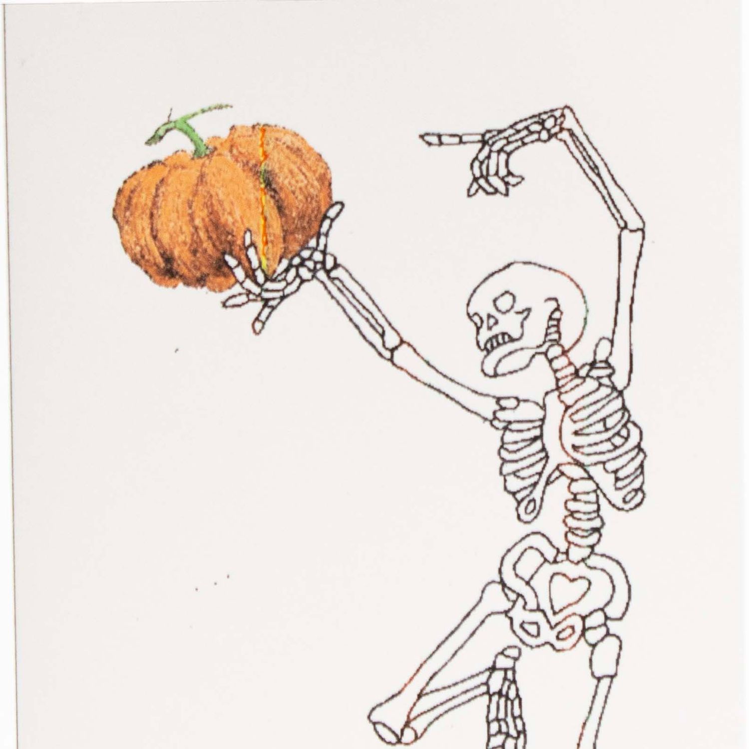 Halloween Dancing Skeleton, card DHOJ060