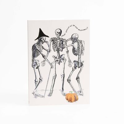Halloween Skeleton Costume Debate, card DHOJ061