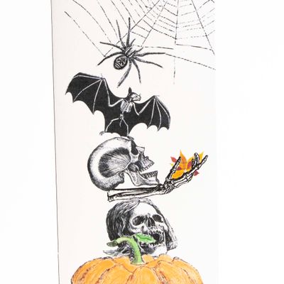 Halloween Totem, holiday card DHOJ039