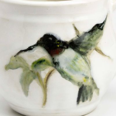 Hummingbird Flying Mug, ceramic CHAE62