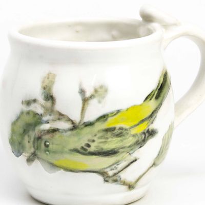 Goldfinch Mug, ceramic CHAE64