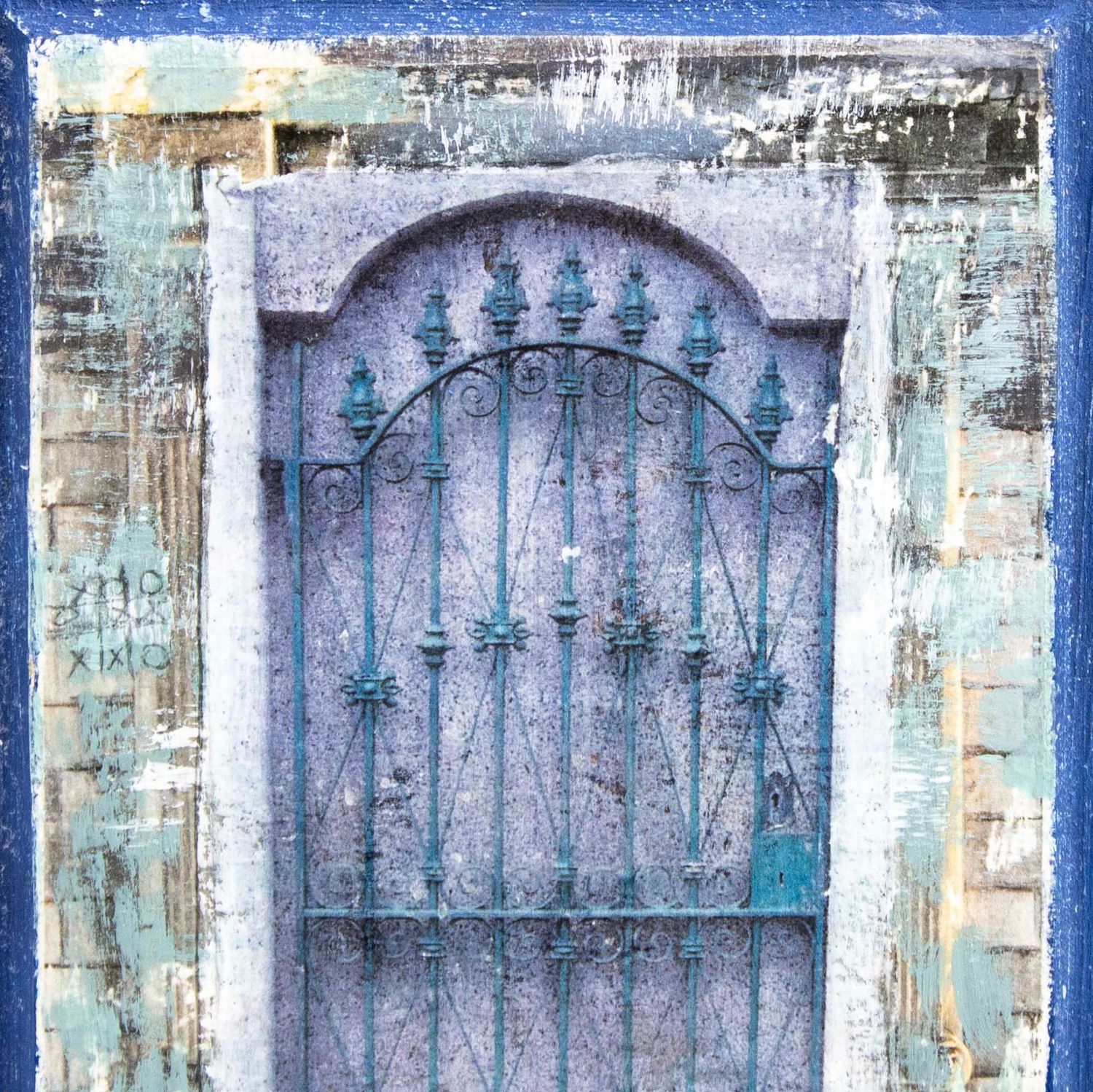 No Going Back, mixed media painting SAND520