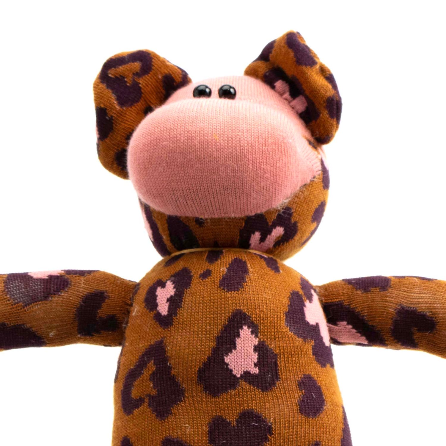 Leopard Hearts, sock monkey GOLE160