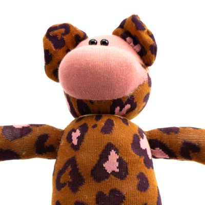 Leopard Hearts, sock monkey GOLE160