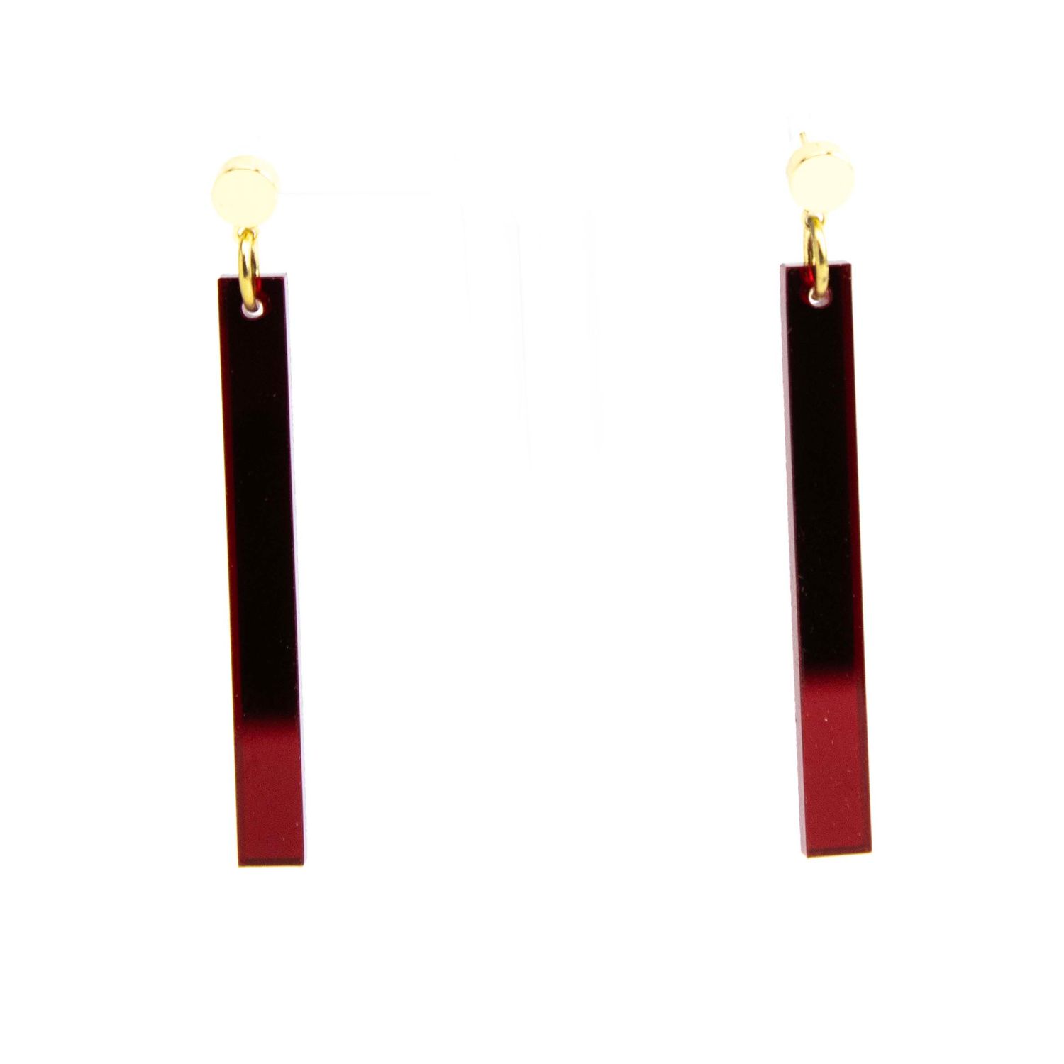 Long Stick in Garnet, earrings MORC012