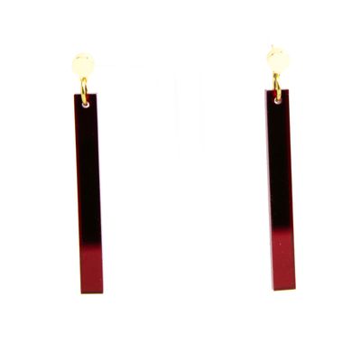 Long Stick in Garnet, earrings MORC012
