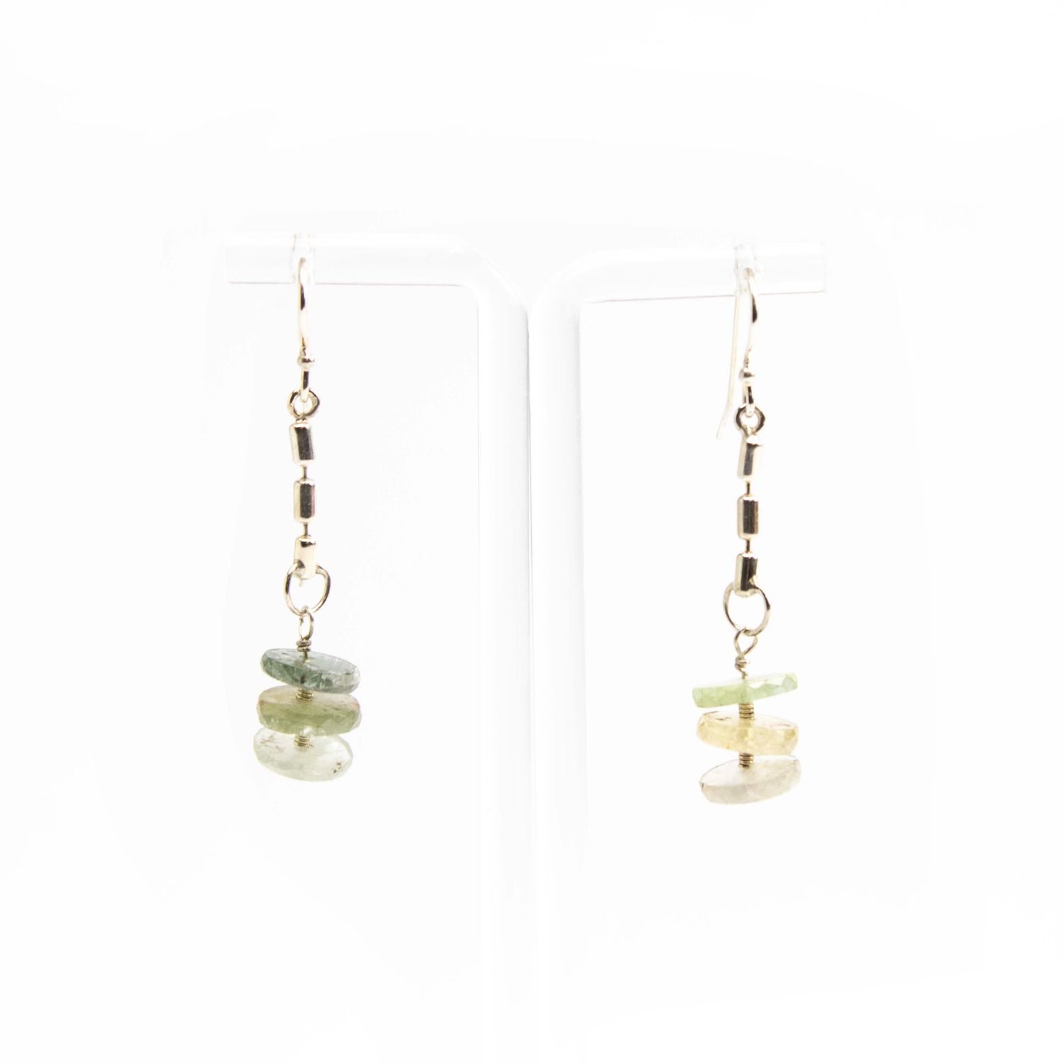 Tourmaline Pagoda (green), earrings BRYH664