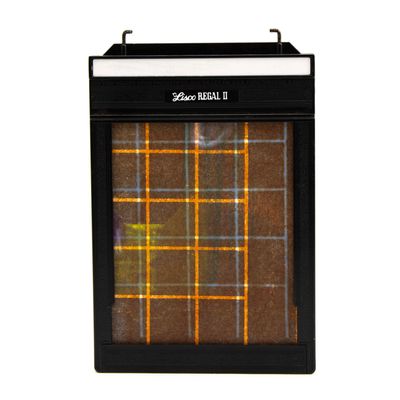 Rust &amp; Orange Plaid in Negative Frame, etching &amp; monotype prints VANK573