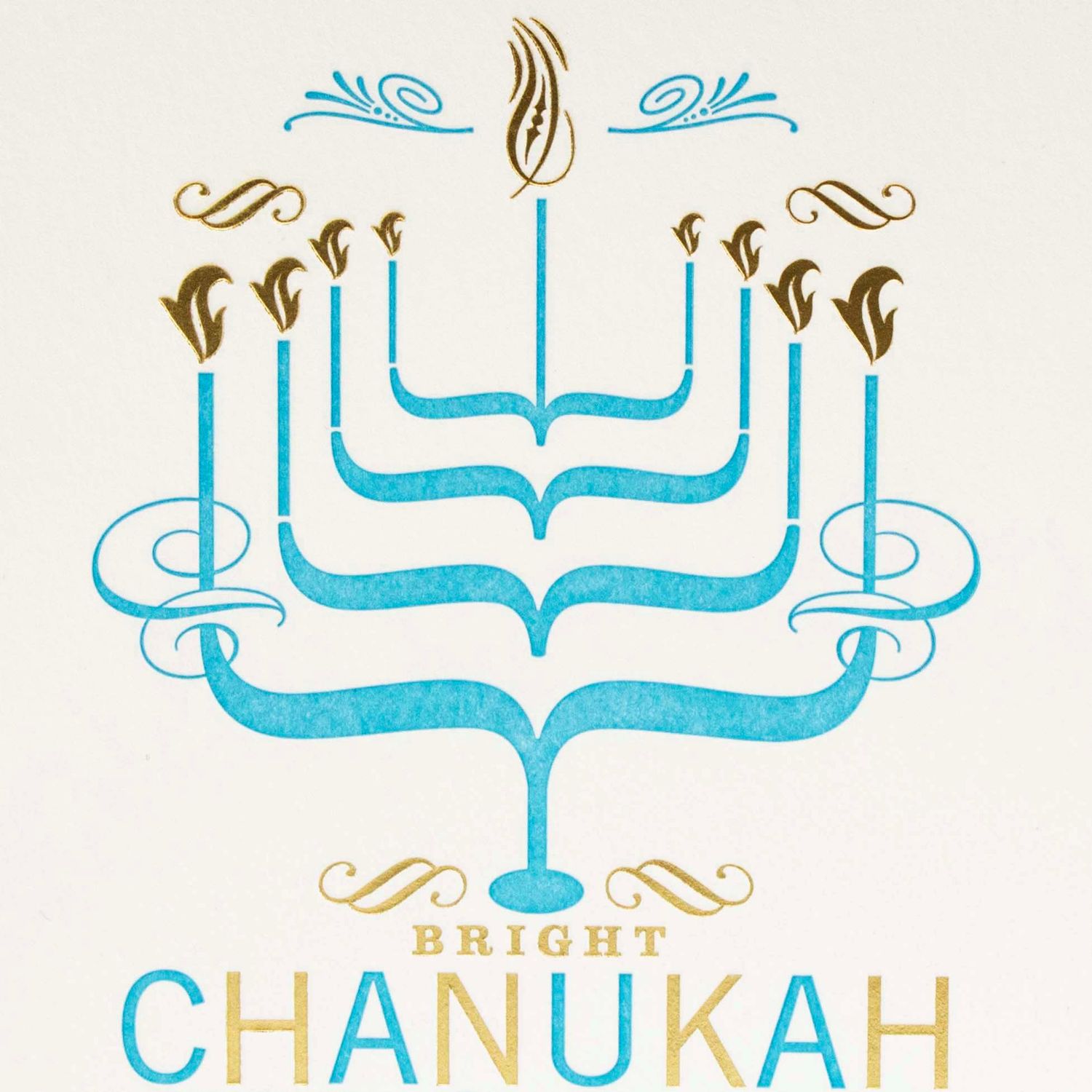 Bright Chanukah Wishes, card RAER18