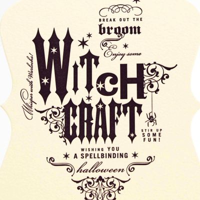 Halloween Witchcraft, card RAER26
