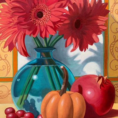 Giving Thanks, oil on canvas MILE152