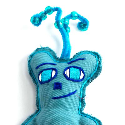 Icy Blue, small plushie PROM087