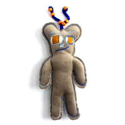 Multi-Taupe Orange, small plushie PROM086
