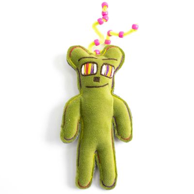 Chartreuse Roseate, small plushie PROM084