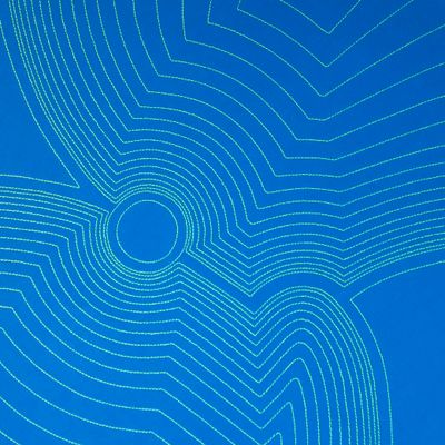 Brooker Line Hoop, textile wall art SHER120