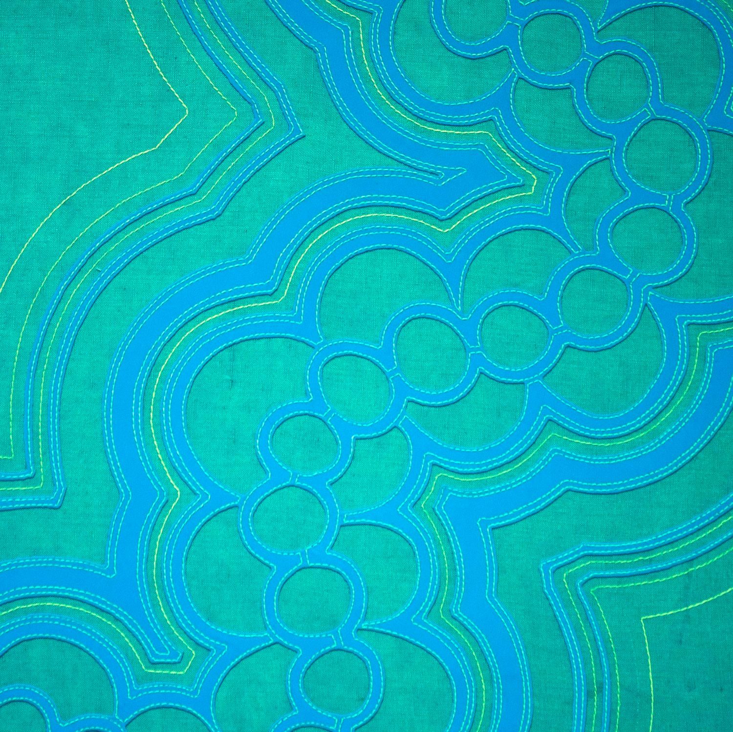 Crochet Hoop, textile wall art SHER124