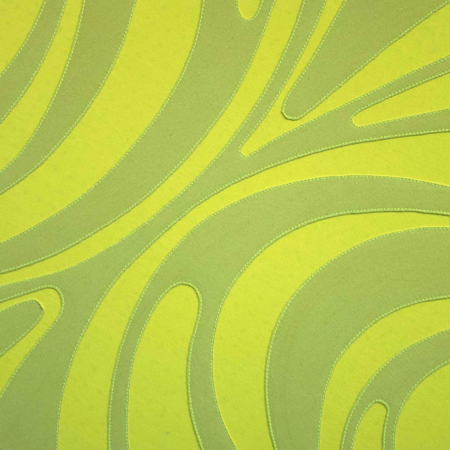 Striation Hoop, textile wall art SHER129