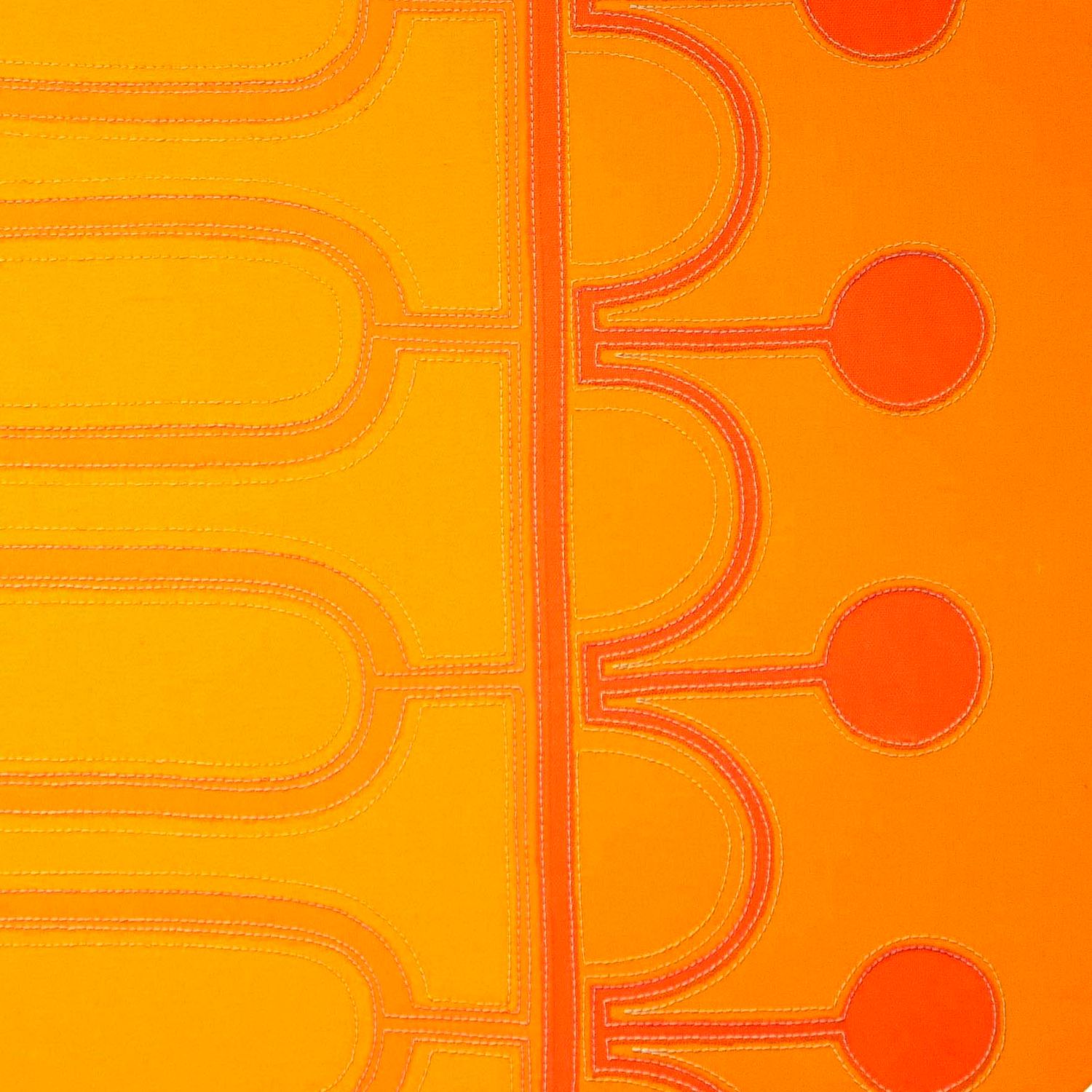 Fencing Hoop, textile wall art SHER132