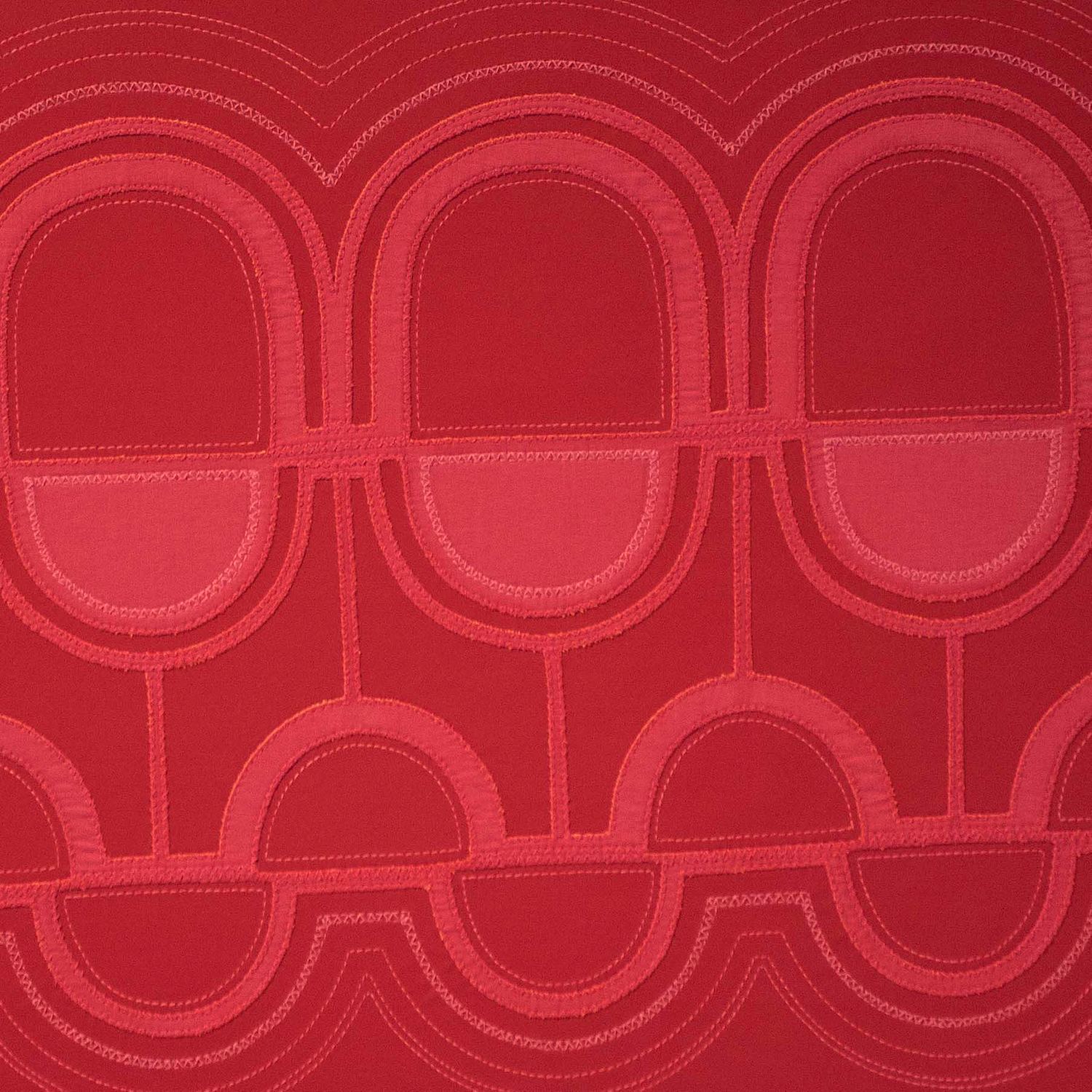 Automation Hoop, textile wall art SHER135