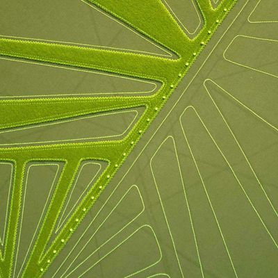 Monsterra Hoop, textile wall art SHER136