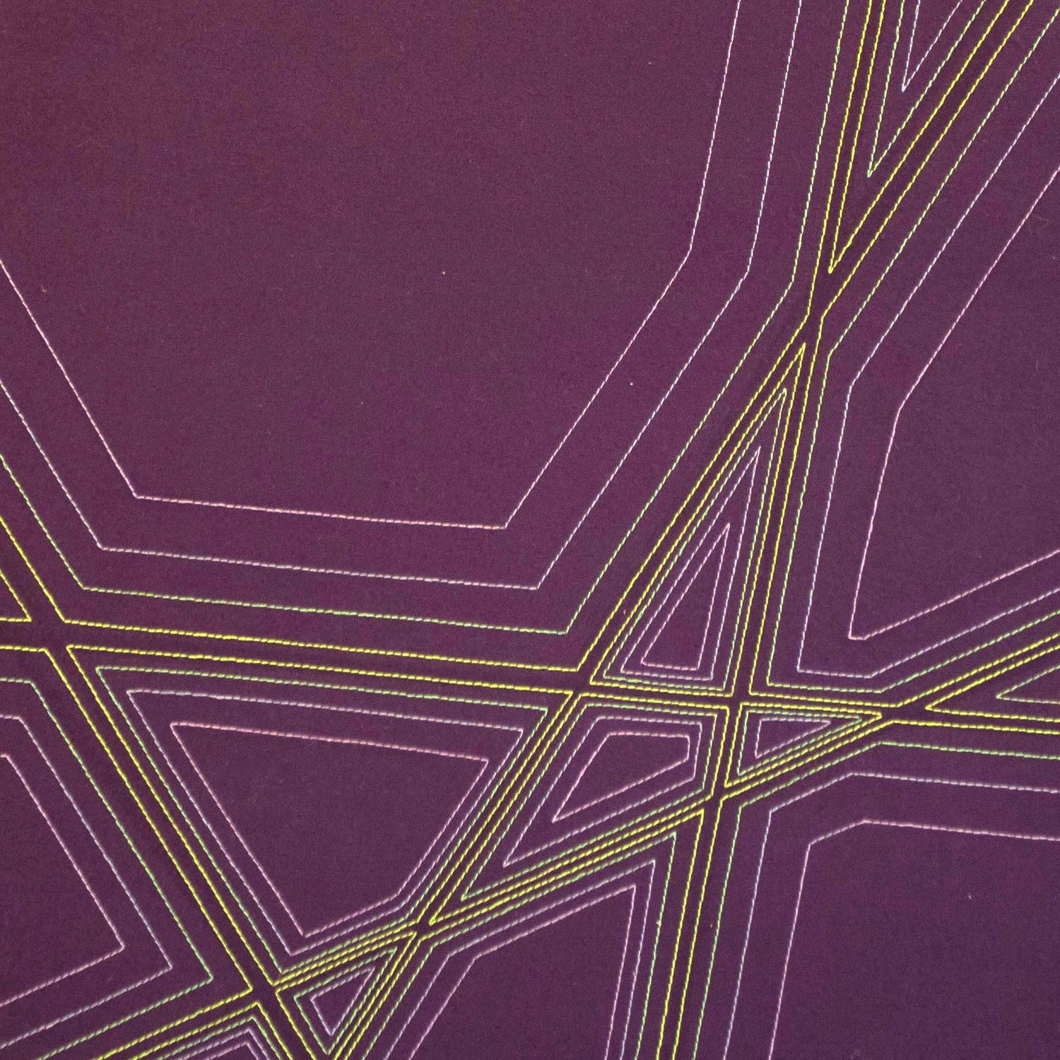 Intersections Hoop, textile wall art SHER142