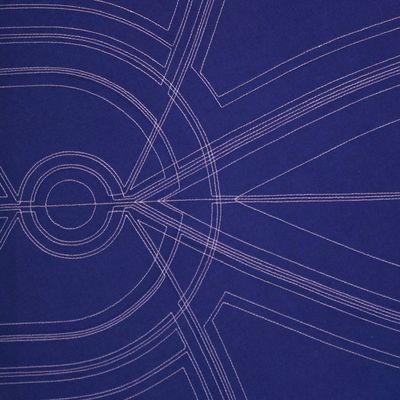 Fletching Hoop, textile wall art SHER145