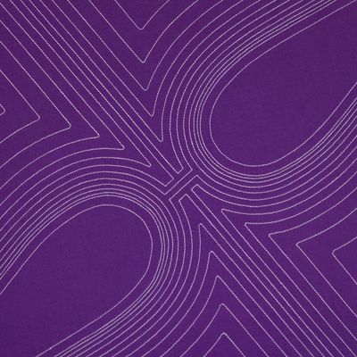 Opposing Drops Hoop, textile wall art SHER140