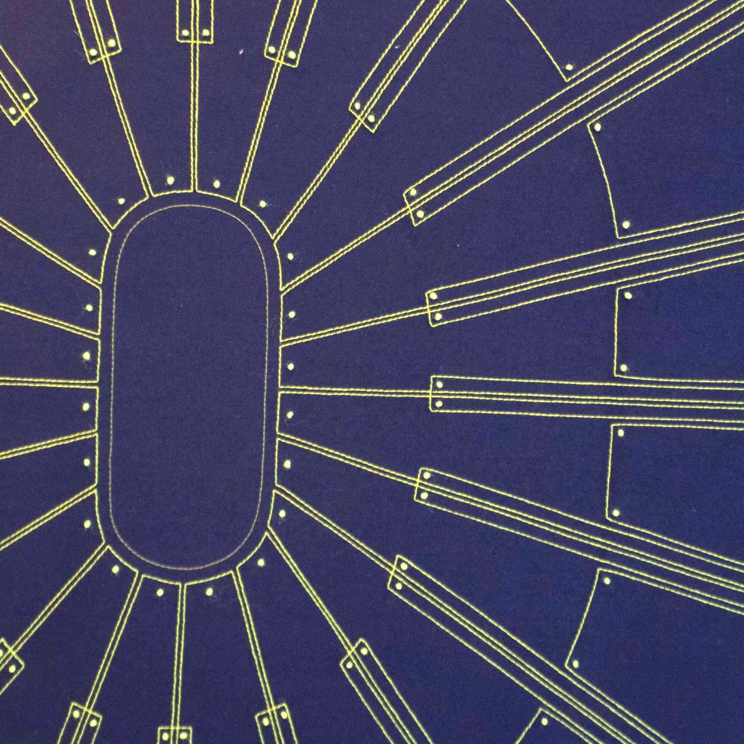 Booster Hoop, textile wall art SHER150