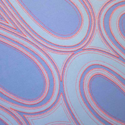 Sexy Hoop, textile wall art SHER148