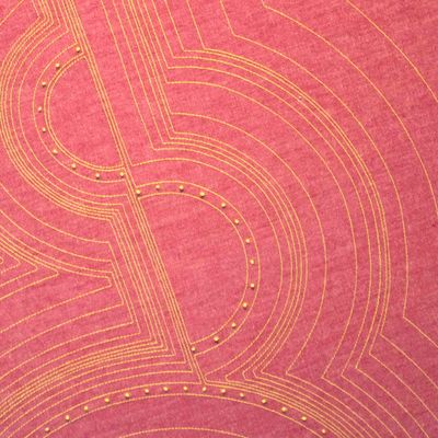 Brooker Two Hoop, textile wall art SHER151