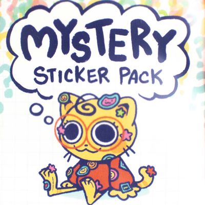 Mystery Sticker Pack, 5 stickers EPPC47