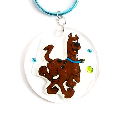 Scooby, round keychain LAPR634