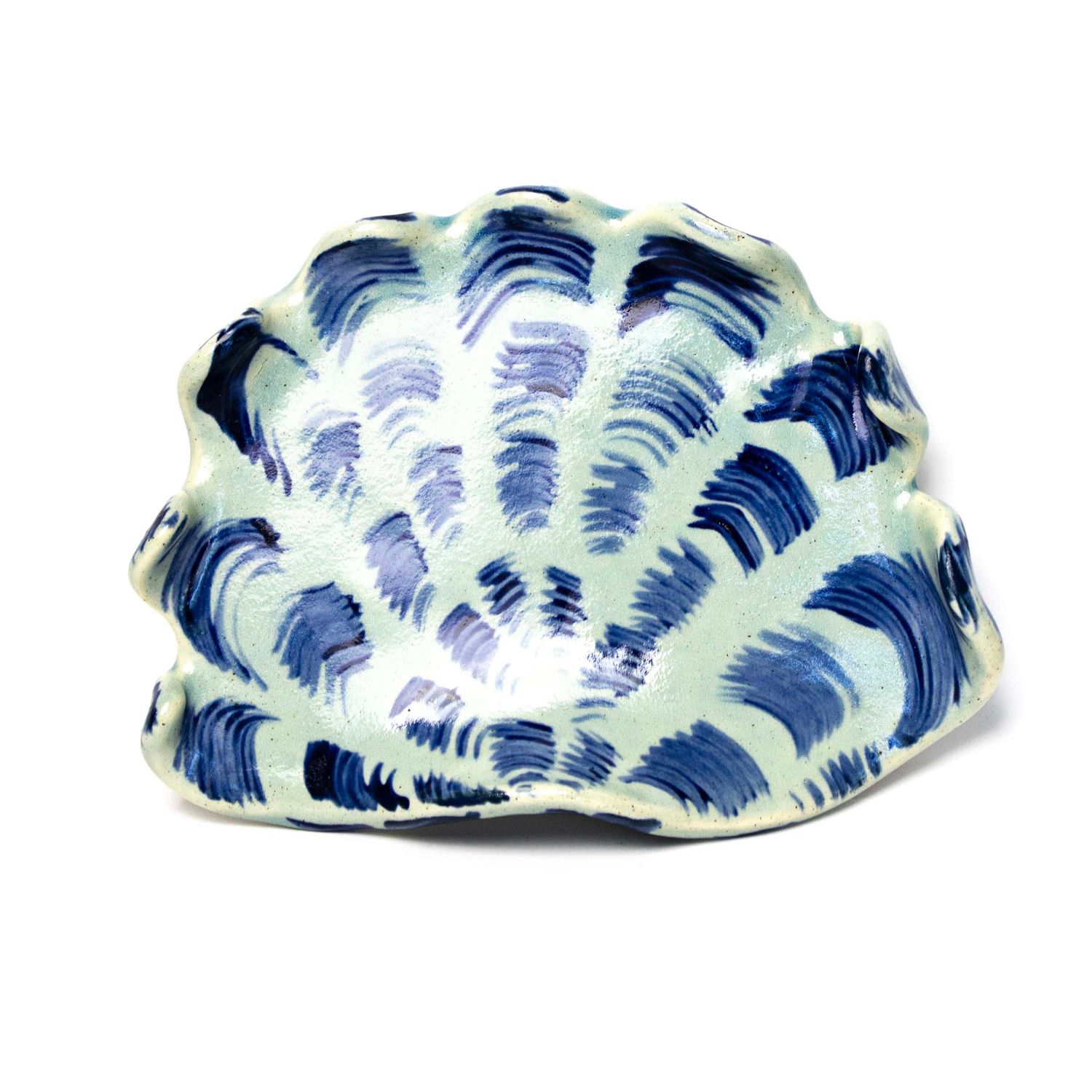 Blue and Dark Blue Medium Platter, ceramic ROHG022
