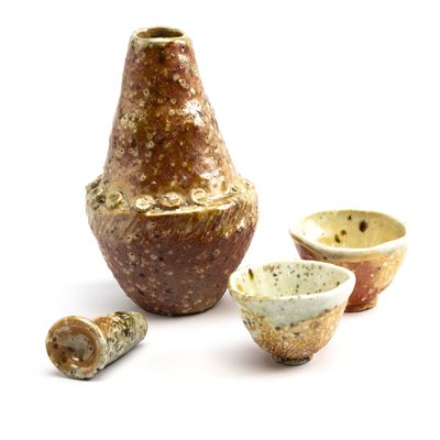 Saki Set, wood-fired ceramic MAHP112