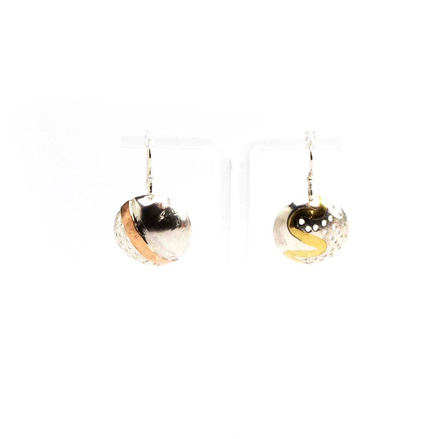 Tri-Color Sphere, earrings BRYH676