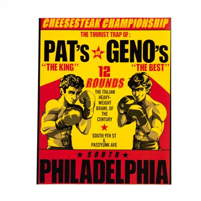Pat's vs Geno's, print DIPM02